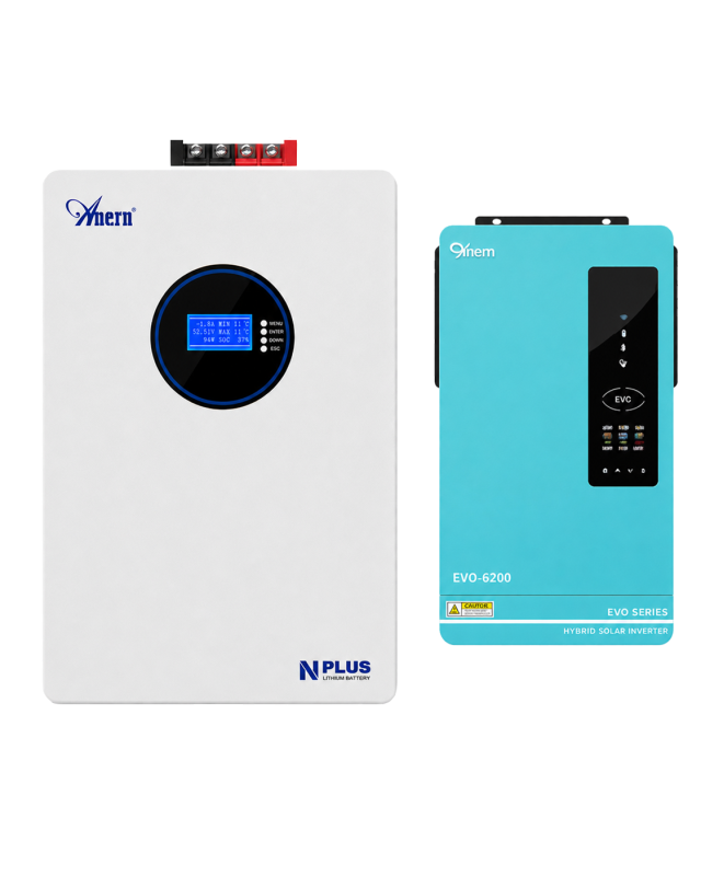 Комплект Anern 6.2 кВт з акумулятором N Plus 10 кВт·год